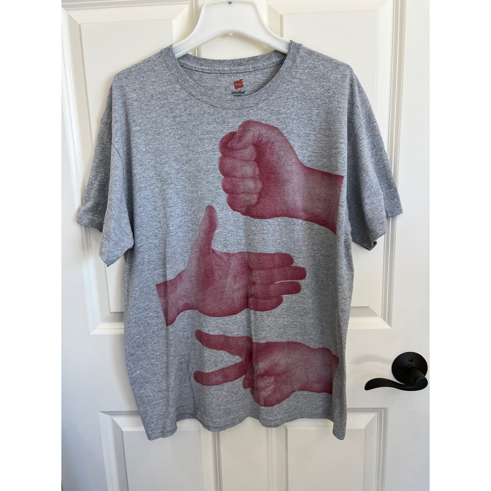 Sting & Peter Gabriel 2016 Rock, Paper Scissors Tour T-Shirt Size Large